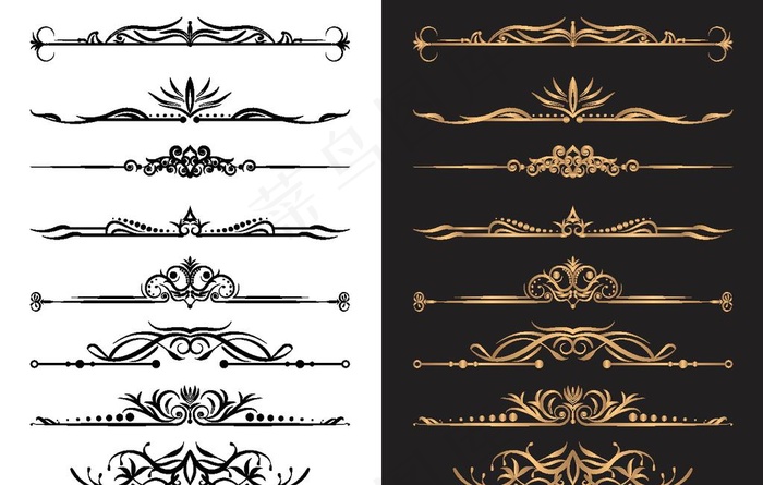 花纹装饰元素图片