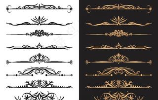 花纹装饰元素图片