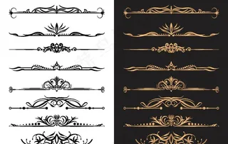 花纹装饰元素图片