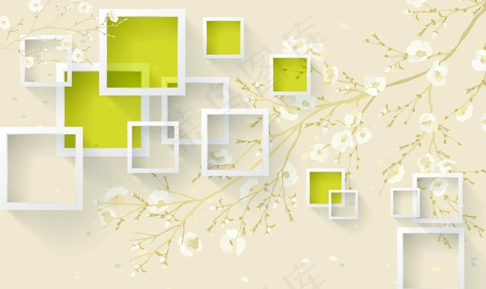 简约背景墙图片(9071X5669(DPI:72))psd模版下载