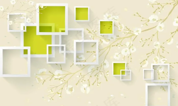 简约背景墙图片(9071X5669(DPI:72))psd模版下载