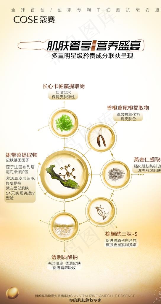 蔻赛美容海报图片(1080X1920(DPI:72))psd模版下载