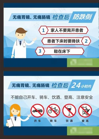 无痛胃镜 肠镜 检查后图片