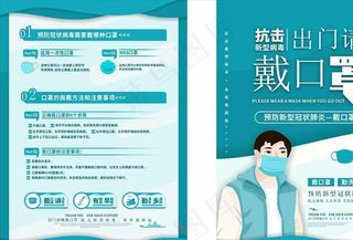 口罩佩戴方法图片