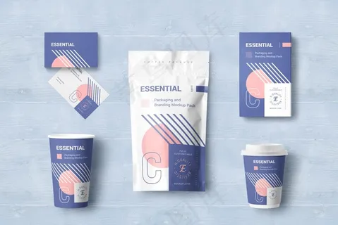 包装样机 样机 贴图图片