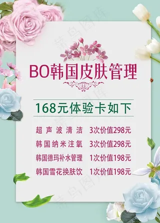 皮肤管理海报图片