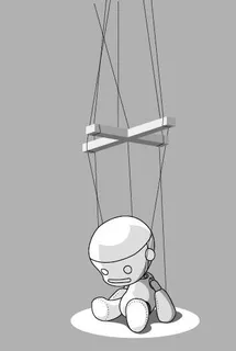 悲伤的木偶图片