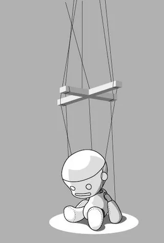 悲伤的木偶图片