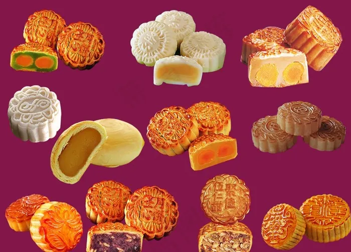 月饼素材图片psd模版下载