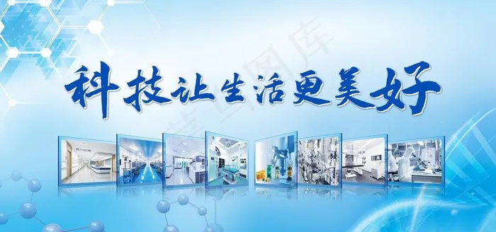 医疗科技展板图片