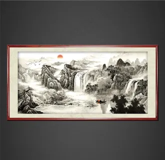 水墨山水画图片