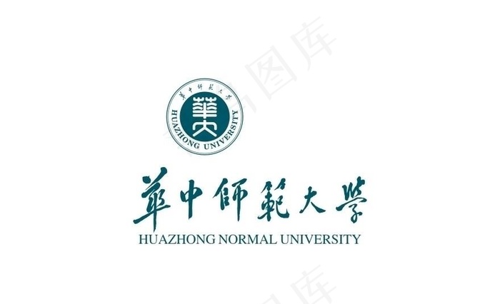 华中师范大学logo图片cdr矢量模版下载