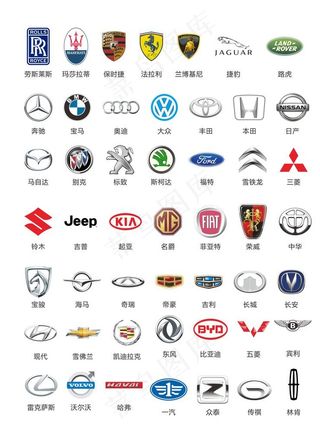 汽车标志图片