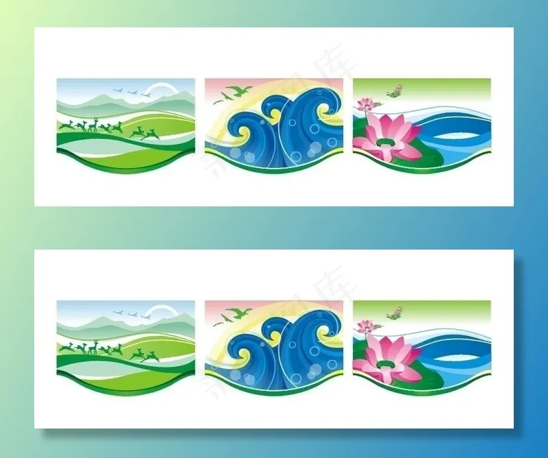 春夏POP矢量图图片cdr矢量模版下载