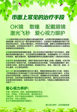 市面上常见的治疗手段图片