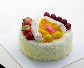 水果蛋糕图片
