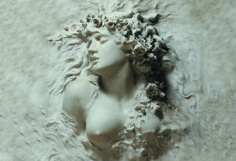 石膏艺术墙体浮雕装饰图图片