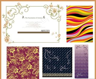 矢量背景 科技背景 花卉背景图片