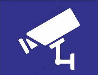 摄像头监控范围标志图片