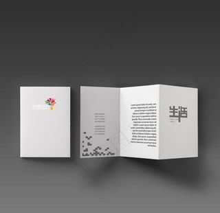 三折页样机图片