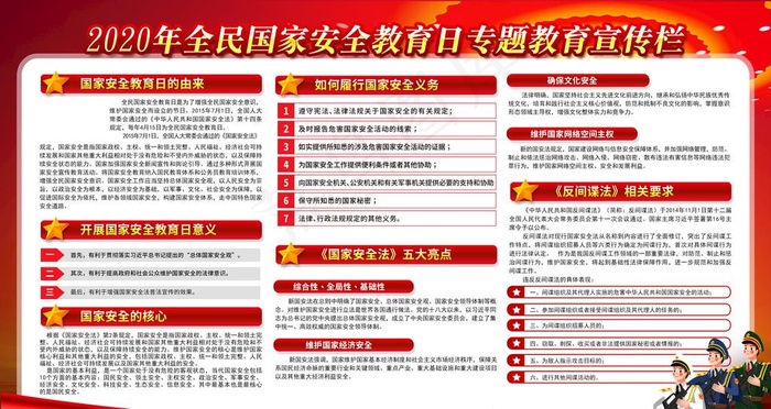 国家安全教育日图片