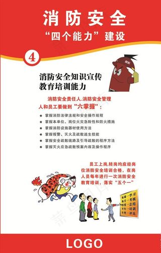 消防安全四个能力图片