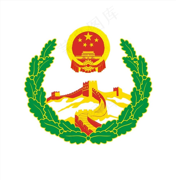 *综治标志图片cdr矢量模版下载