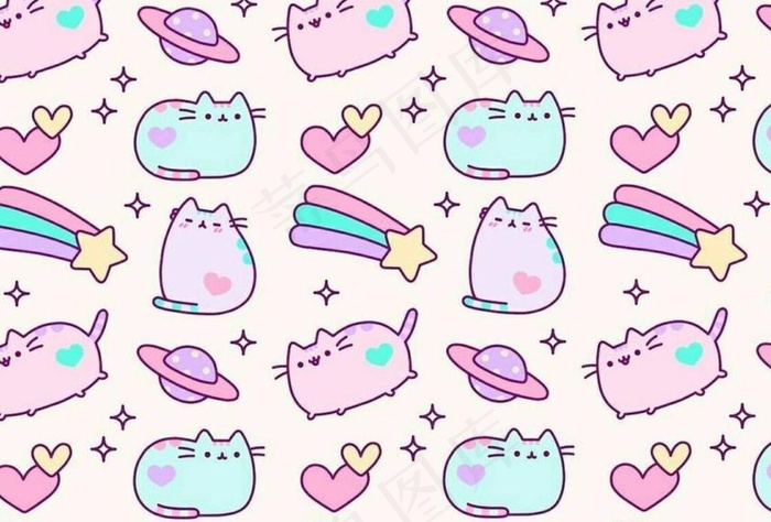 猫呆呆萌猫图片