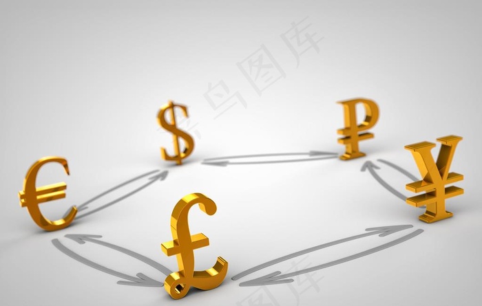 立体货币符号图片