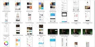 手机ui全套界面设计图片