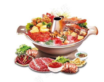 火锅 涮羊肉 铜锅图片