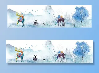 创意国潮装饰画图片