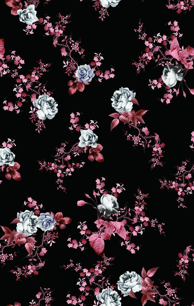 小碎花  数码印花 服装图片