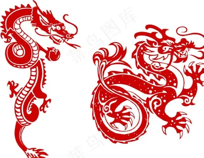 龙矢量图图片