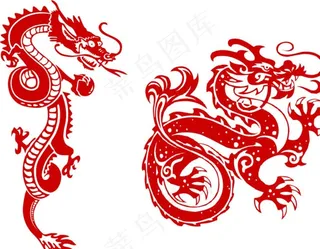龙矢量图图片