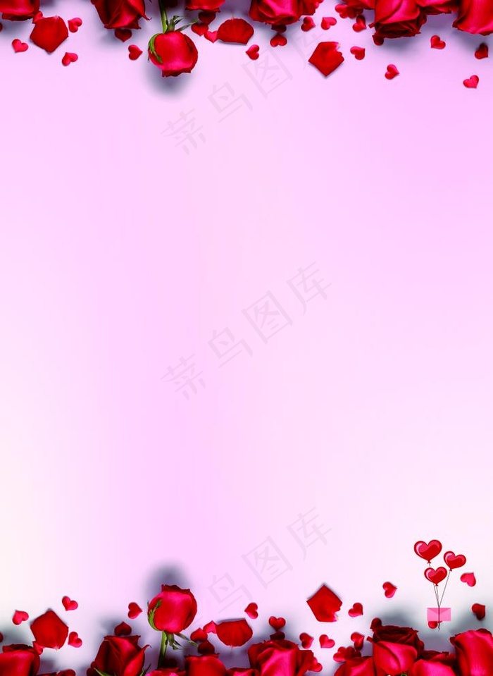 玫瑰花背景图片(210X297)cdr矢量模版下载