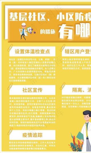 小区防疫图片