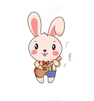 卡通兔子素材图片