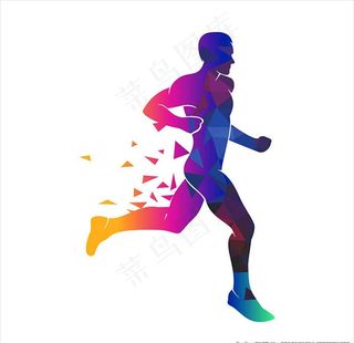运动剪影图片