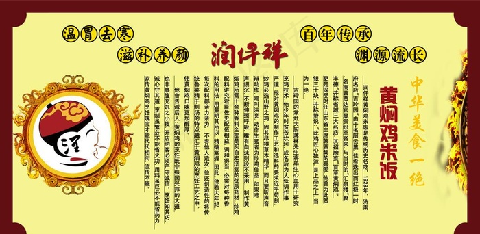 黄焖鸡米饭图片psd模版下载