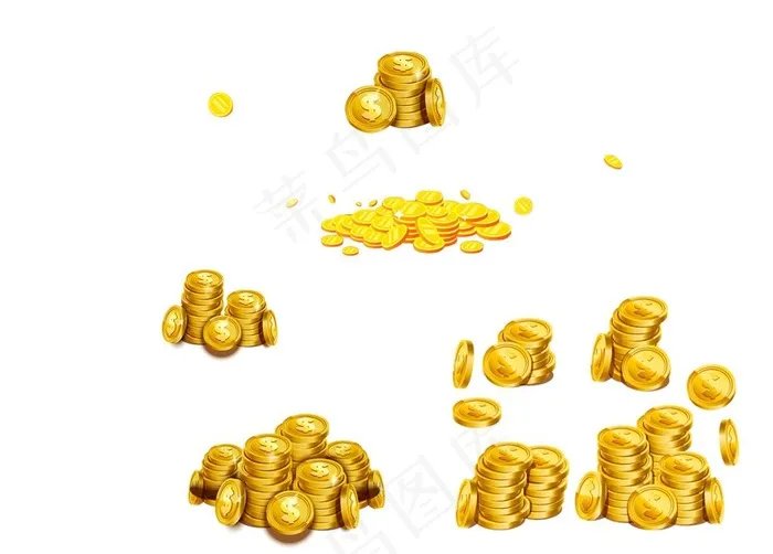 金币图片psd模版下载