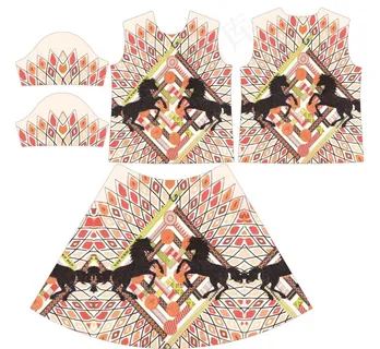 对称马剪影套装图片 对称马剪影套装图片