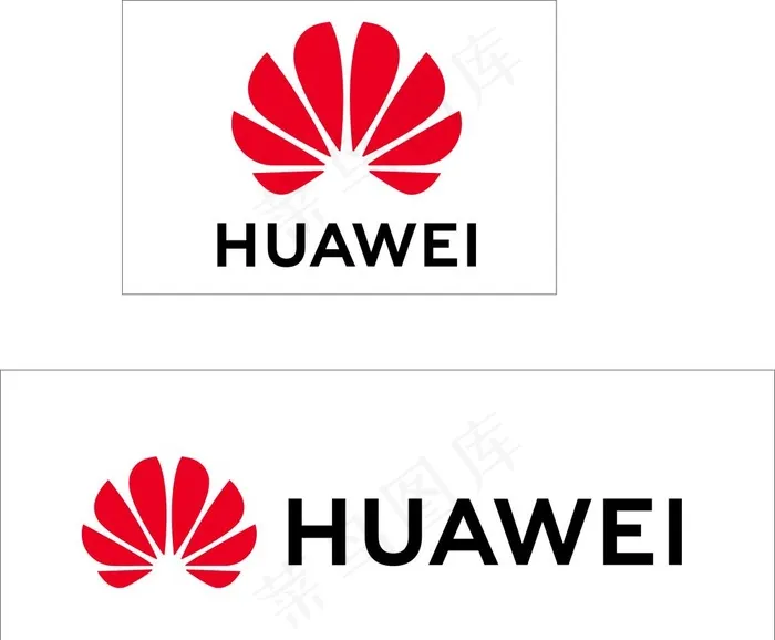 华为新logo图片cdr矢量模版下载
