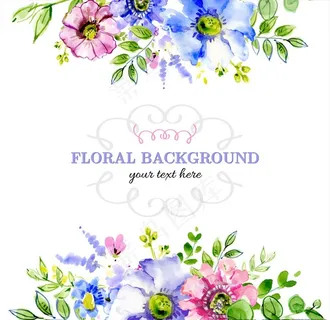 水彩花卉边框图片 水彩花卉边框图片