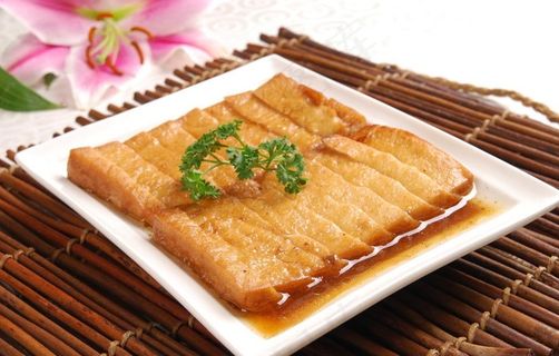 卤水虎皮豆腐图片