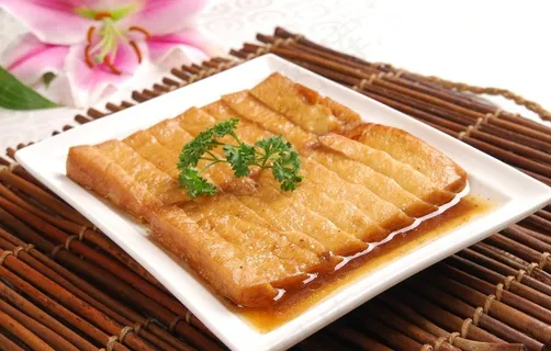 卤水虎皮豆腐图片