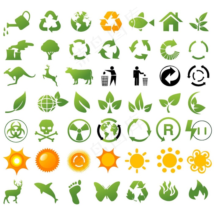 环保图标图片