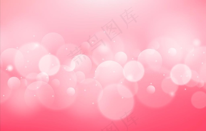 闪闪粉红色浪漫背景图片ai矢量模版下载