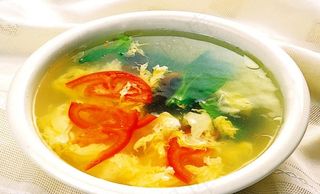西红柿鸡蛋汤图片