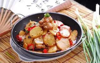 干锅土豆片图片